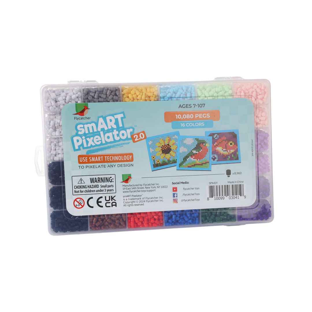 Peg Refill Pack – 10,000 Colorful Pegs for smART Pixelator™ 2.0