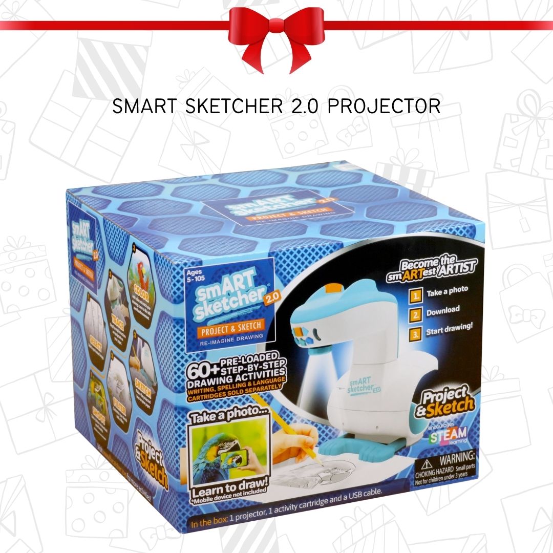 Gift Bundle - smART Sketcher 2.0 Projector  - Includes 2 Creativity Packs & Framed Paper