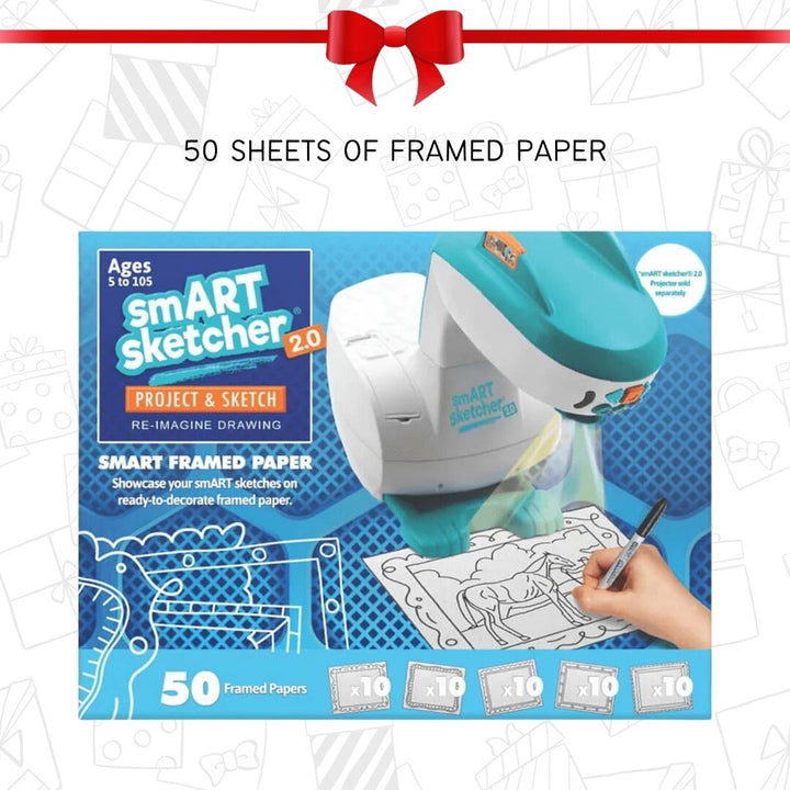 Gift Bundle - smART Sketcher 2.0 Projector  - Includes 2 Creativity Packs & Framed Paper